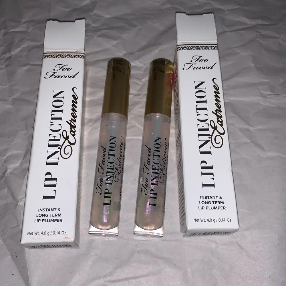 2 x too faced lip injection extreme